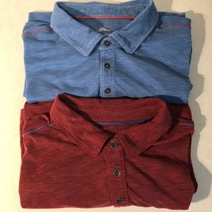 Tommy Bahama Mens Size XXL 2 Polo Shirt Lot